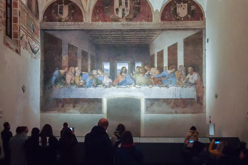 870x580 The Last Supper By Leonardo Da Vinci - The Last Supper Real Painting