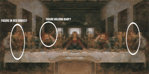 480x240 Guests - The Last Supper Real Painting