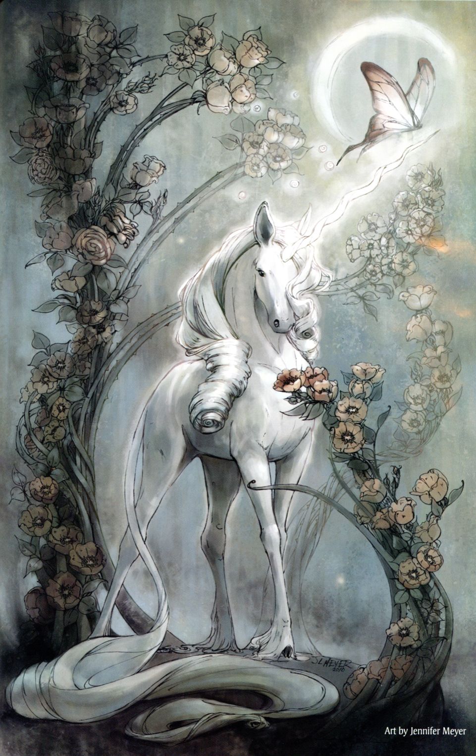 961x1525 The Last Unicorn - The Last Unicorn Painting