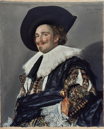 345x428 The Laughing Cavalier By Frans Hals - The Laughing Cavalier Painting