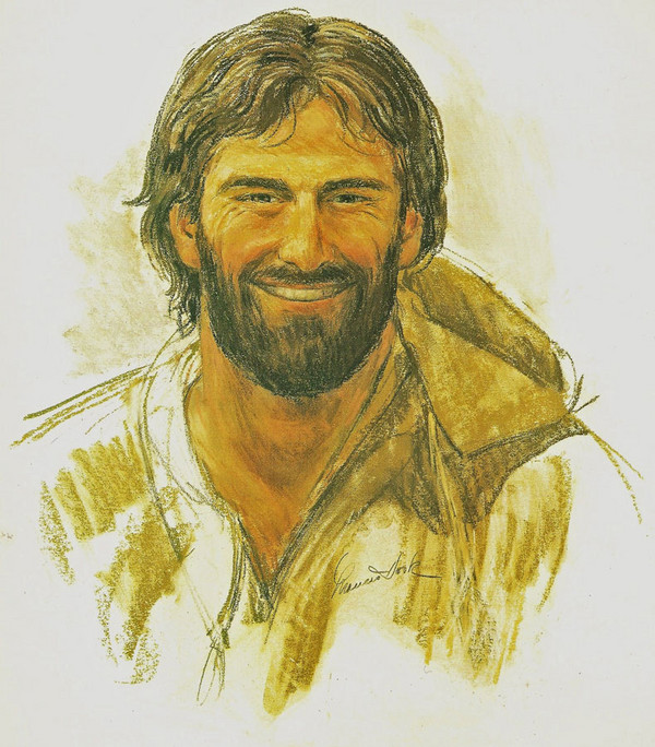 600x684 Frances And Richard Hook Sacred Art Pilgrim Collection Artists - The Laughing Christ Painting