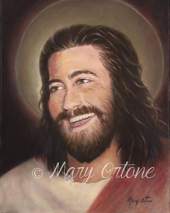 The Laughing Jesus Painting at Explore collection