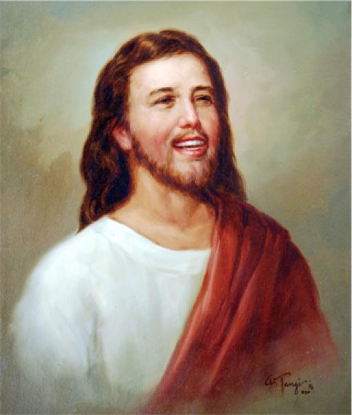 The Laughing Jesus Painting at Explore collection
