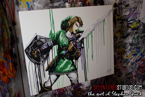 550x367 Link - The Legend Of Zelda Painting