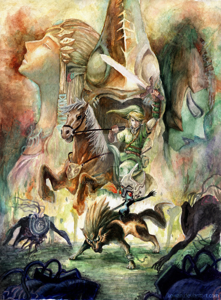 768x1041 The Legend Of Zelda By Kowan - The Legend Of Zelda Painting