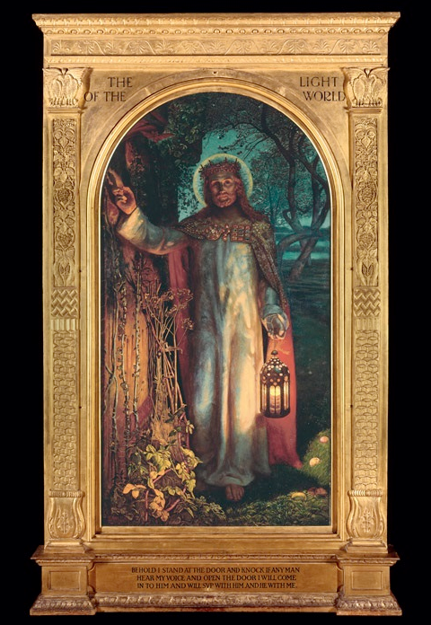 480x696 Light Of The World Postcard - The Light Of The World Painting