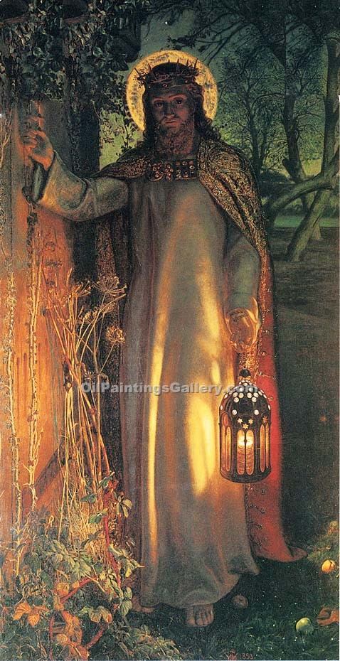 478x930 The Light Of The World By William Holman Hunt (Painting Id Cl - The Light Of The World Painting