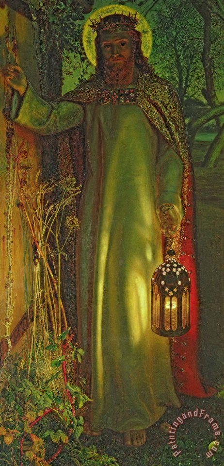 462x960 William Holman Hunt The Light Of The World Painting - The Light Of The World Painting
