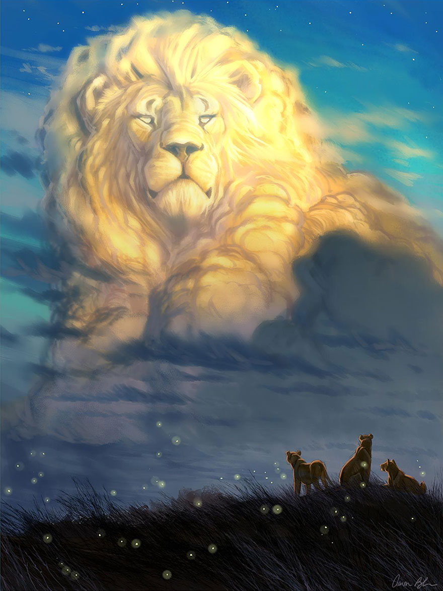 880x1173 Lion King' Artist Paints Majestic Tribute To Cecil The Lion - The Lion King Painting