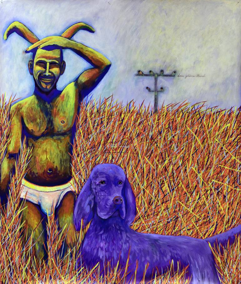 770x907 Saatchi Art Lion Tamer Painting By Hagen Rehborn - The Lion Tamer Painting