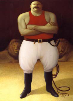 246x341 The Lion Tamer - The Lion Tamer Painting