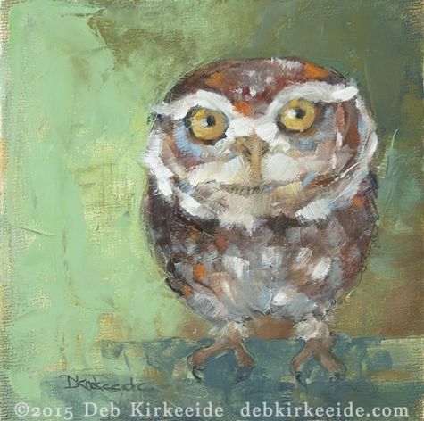 The Little Owl Painting at PaintingValley.com | Explore collection of ...