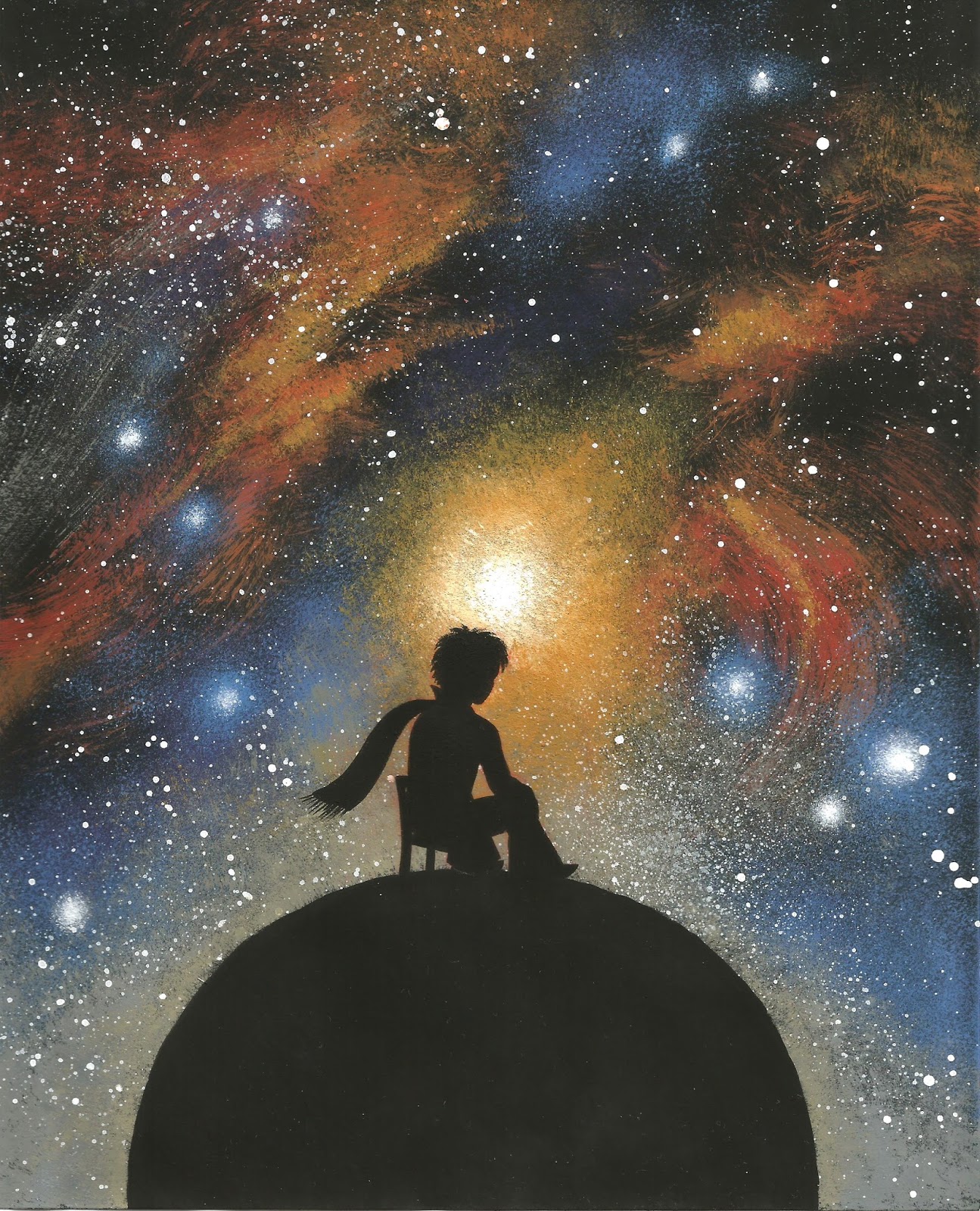 1295x1600 Marielle Collins Art Little Prince - The Little Prince Painting