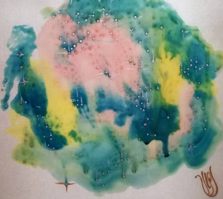 770x685 Saatchi Art Miniature On Silk The Little Prince Painting By - The Little Prince Painting