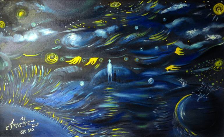 770x473 Saatchi Art The Little Prince Painting By Giorgi Kadagishvili Gio Art - The Little Prince Painting