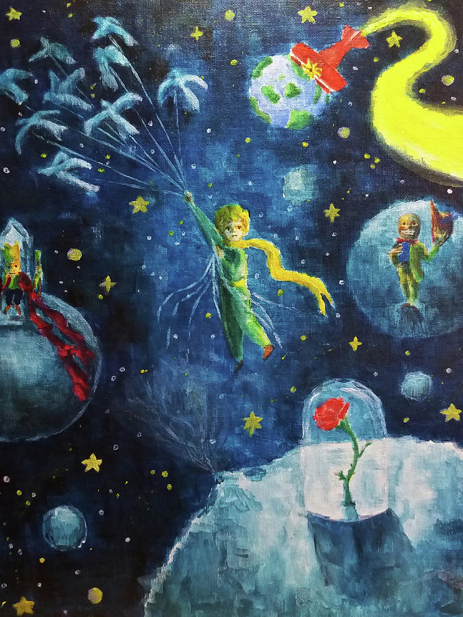 675x900 The Little Prince - The Little Prince Painting