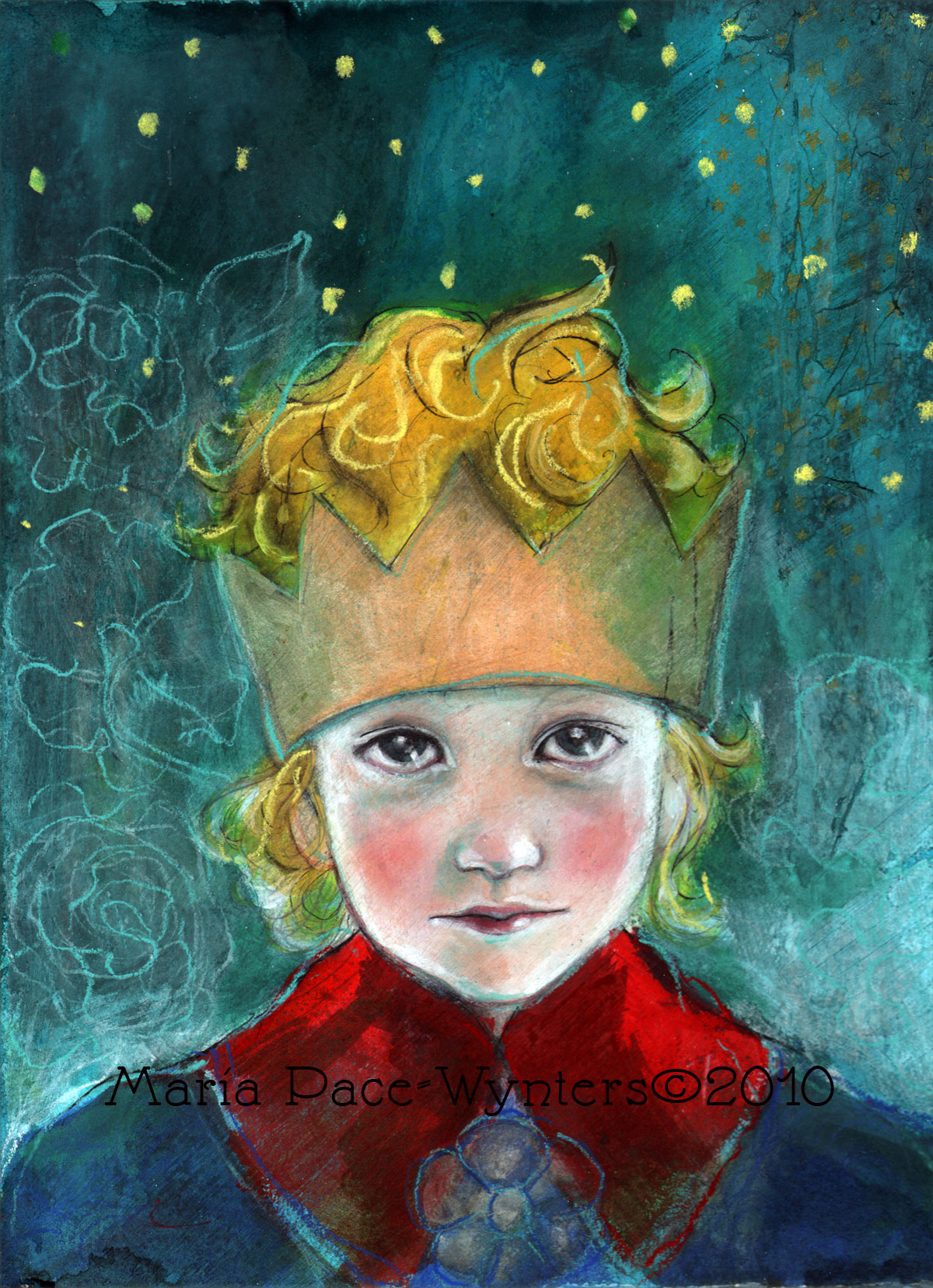 1200x1657 The Little Prince Maria Pace Wynters - The Little Prince Painting