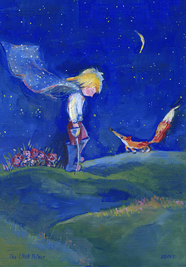 629x900 The Little Prince Painting By Smokini - The Little Prince Painting
