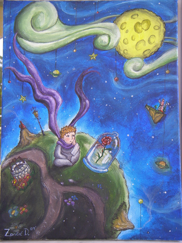774x1032 The Little Prince By Trentnin - The Little Prince Painting