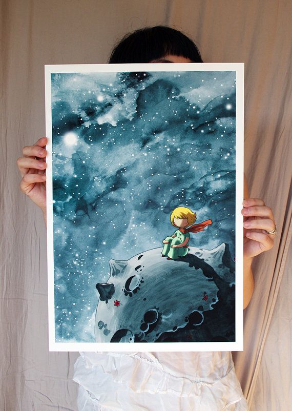 570x802 The Little Prince - The Little Prince Painting