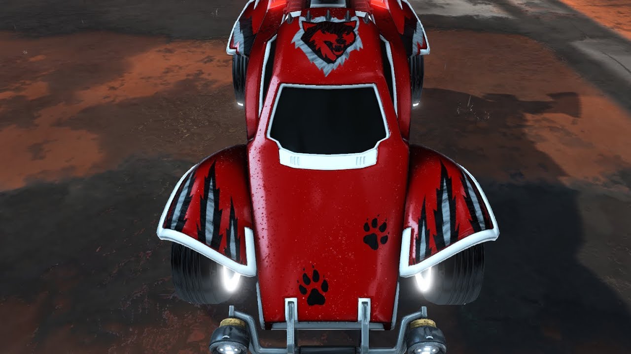 1280x720 Rocket League - The Lone Wolf Painting