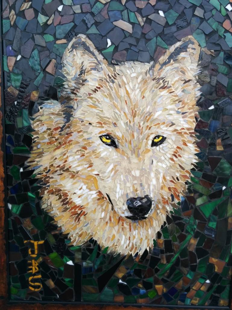 The Lone Wolf Painting At PaintingValley.com | Explore Collection Of ...