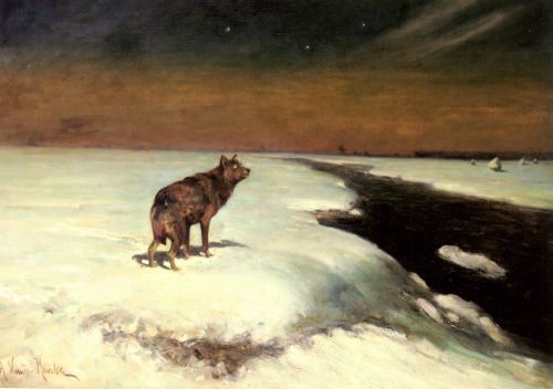 500x352 The Lone Wolf Hubpages - The Lone Wolf Painting Alfred Kowalski