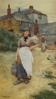 194x340 Walter Langley Artnet - The Lonely Maiden Painting