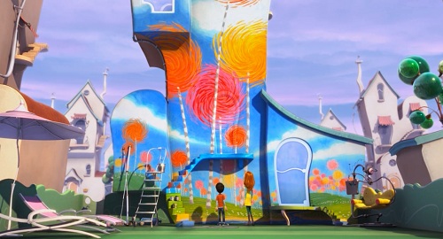 500x270 Neko Random The Lorax (2012 Film) Review - The Lorax Painting