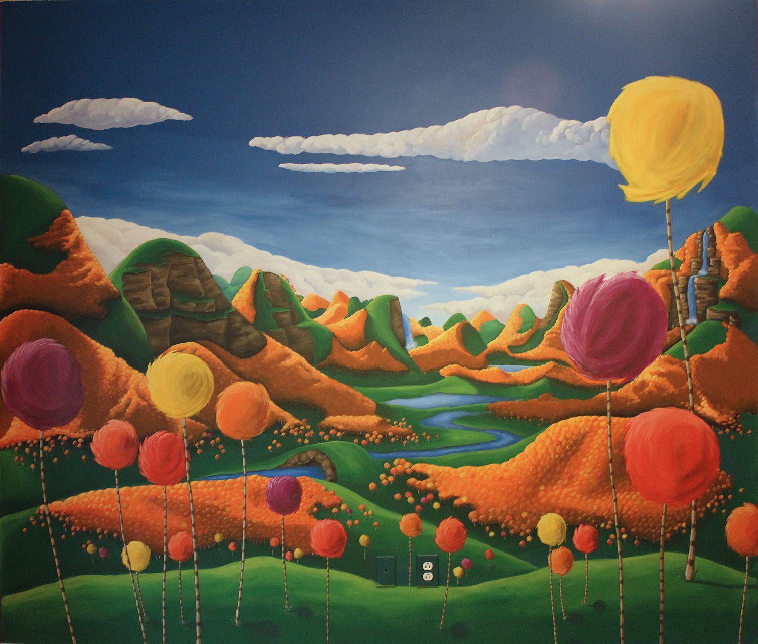 1500x1274 The Lorax Mural - The Lorax Painting
