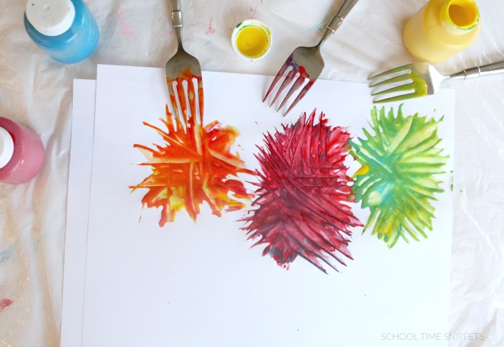 726x500 Truffula Trees Steam Craft Exploring Color Theory School Time - The Lorax Painting