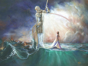 300x225 The Lord Is My Shepherd Paintings Fine Art America - The Lord Is My Shepherd Painting