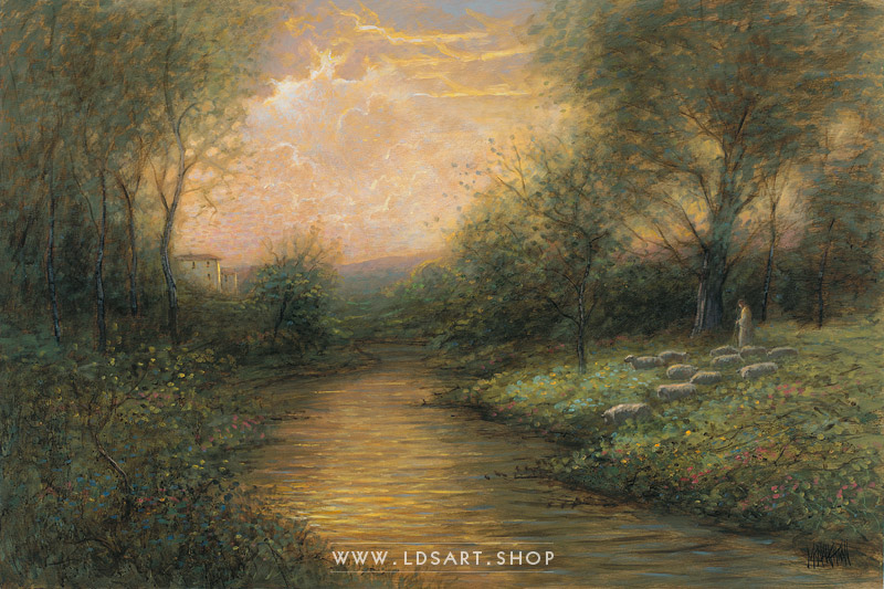 800x533 The Lord Is My Shepherd Painting By Jon Mcnaughton Lds Art Shop - The Lord Is My Shepherd Painting