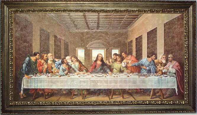 The Lords Supper Painting at PaintingValley.com | Explore collection of ...
