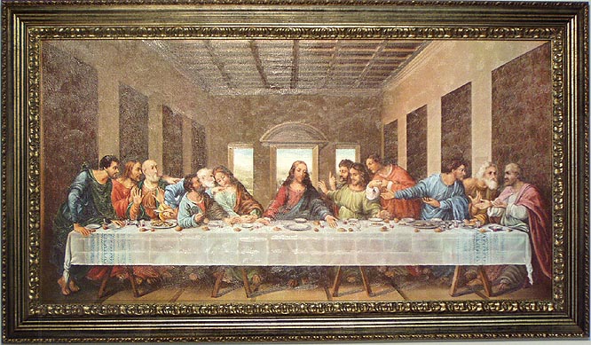 666x389 Last Supper - The Lords Supper Painting