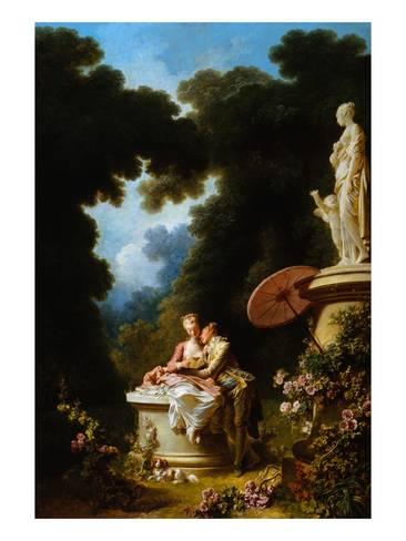366x488 Love Letters Giclee Print By Jean Fragonard - The Love Letter Painting Jean Honore Fragonard