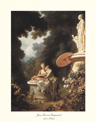 334x425 The Love Letter Jean Honore Fragonard La Prima Gallerina Love - The Love Letter Painting Jean Honore Fragonard