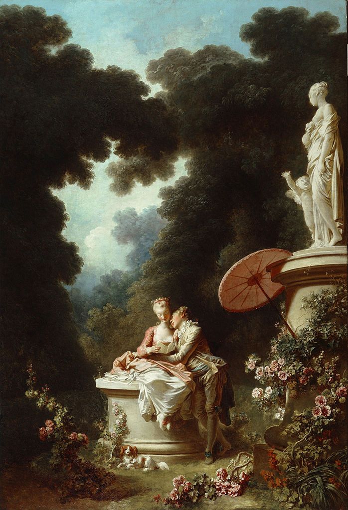 698x1024 The Progress Of Love Love Letters - The Love Letter Painting Jean Honore Fragonard