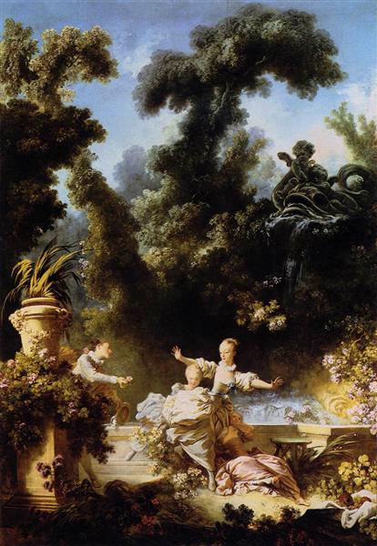 414x600 The Progress Of Love The Pursuit, 1773 - The Love Letter Painting Jean Honore Fragonard