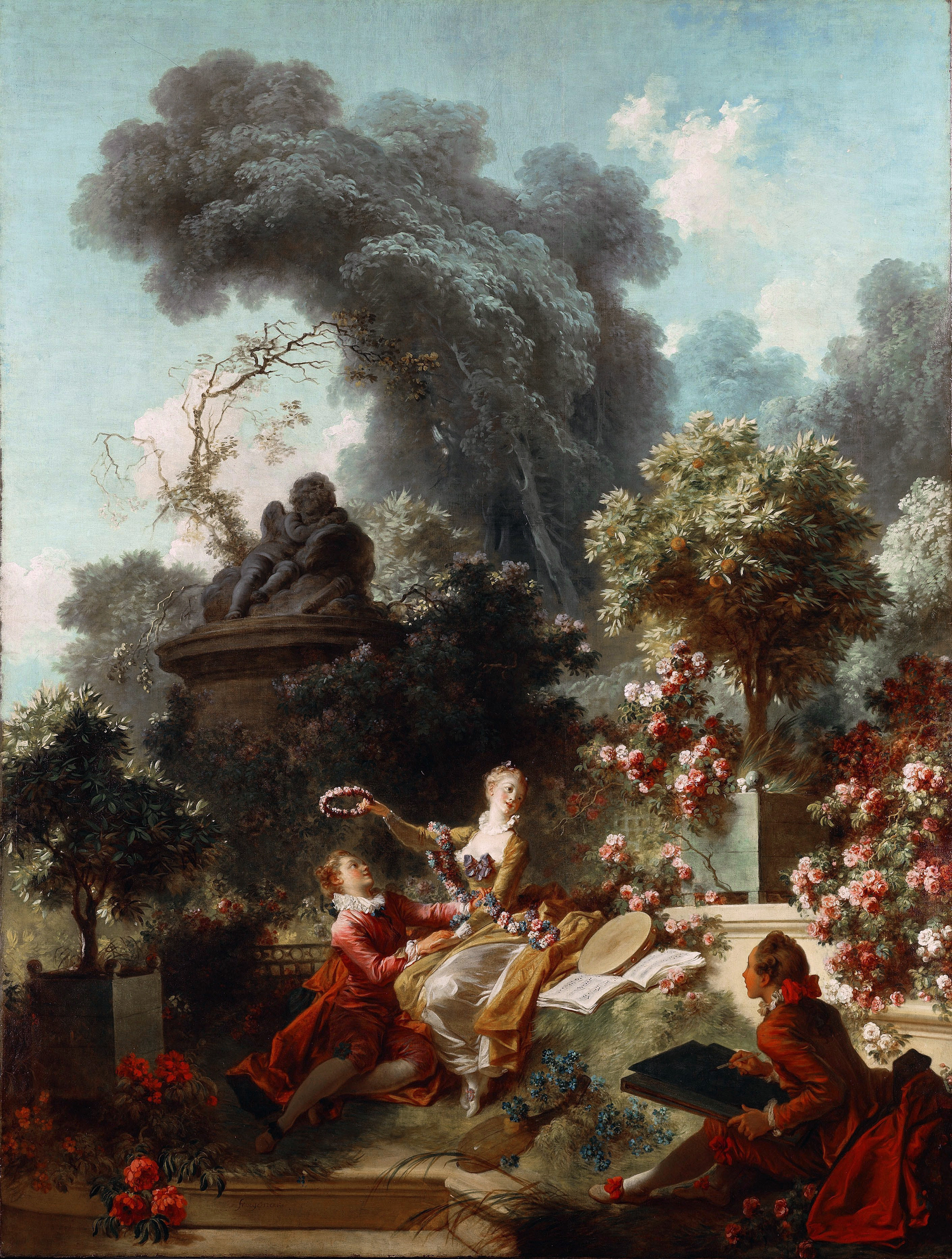 The Love Letter Painting Jean Honore Fragonard at PaintingValley.com ...