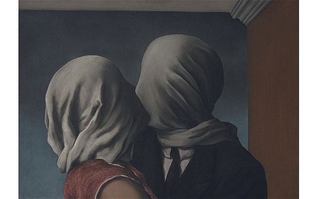 620x388 Magritte Surrealism's Straight Man - The Lovers Painting
