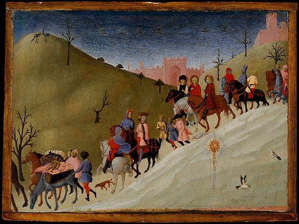 600x450 Sassetta (Stefano Di Giovanni) The Journey Of The Magi The Met - The Magi Painting