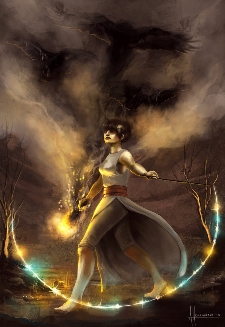 741x1077 Magic Circle By Annahollinrake - The Magic Circle Painting