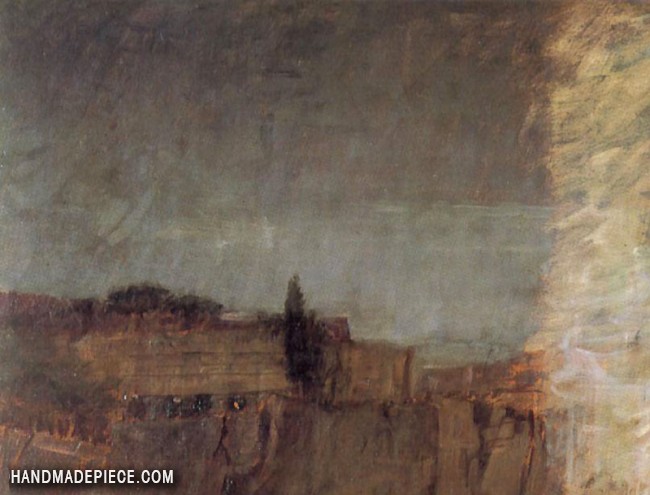 650x495 John William Waterhouse The Magic Circle Reproduction - The Magic Circle Painting