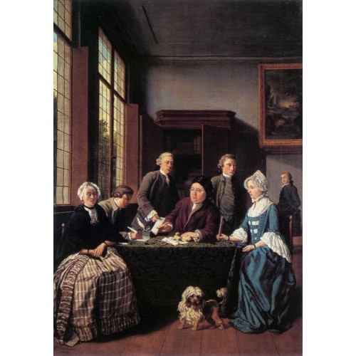 500x500 The Marriage Contract - The Marriage Contract Painting