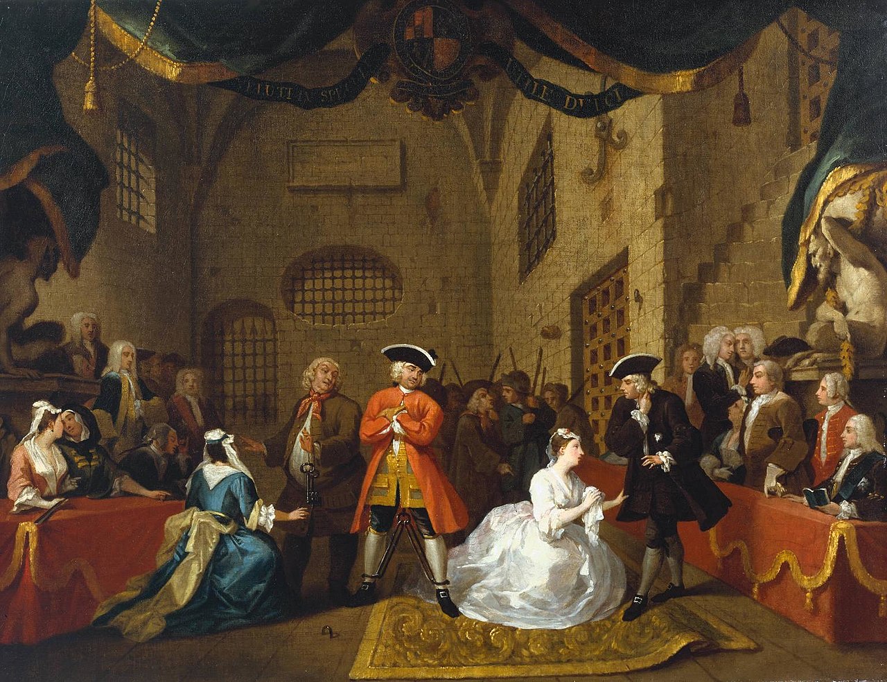 1280x984 Art Of The Day William Hogarth, From The Tempest - The Marriage Contract Painting