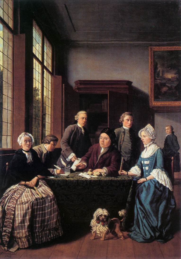 765x1092 Filejan Josef Horemans (Ii) - The Marriage Contract Painting