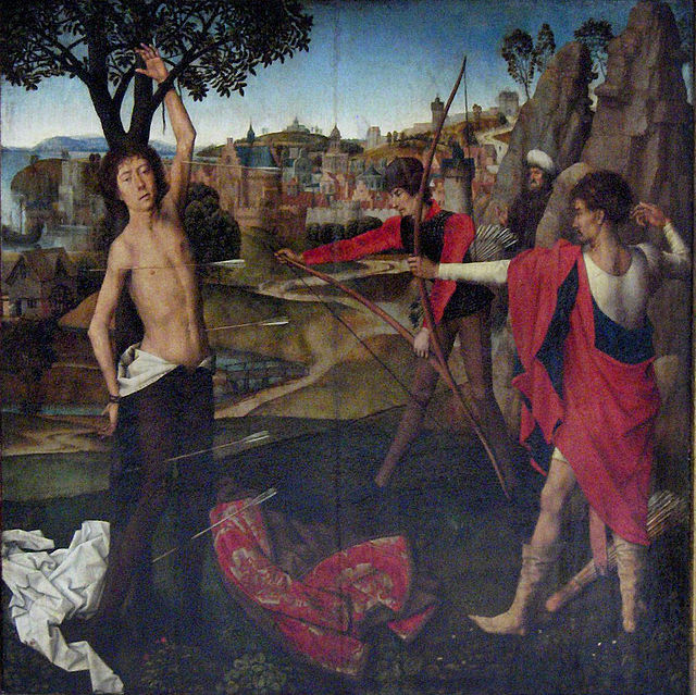 640x639 St. Sebastian In Ascending Order Of Sexiness - The Martyr Painting