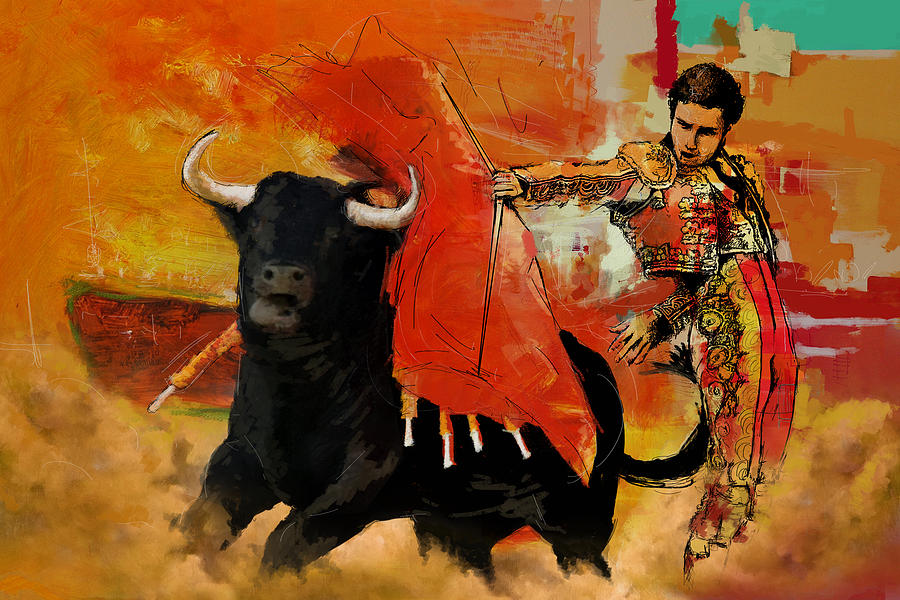 900x600 El Matador Painting By Corporate Art Task Force - The Matador Painting
