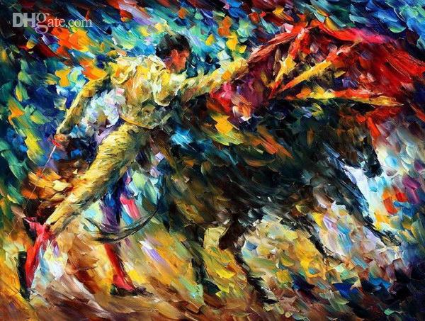 600x453 2018 Wholesale Modern Matador, Pure Hand Painted Wall Art Oil - The Matador Painting